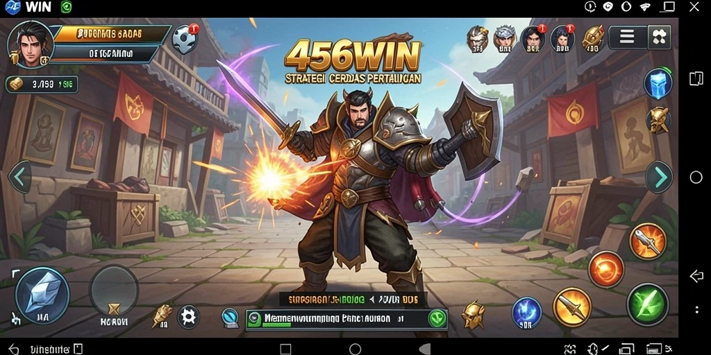 Screenshot gameplay 456WIN yang menampilkan pertempuran strategi yang mendebarkan.
