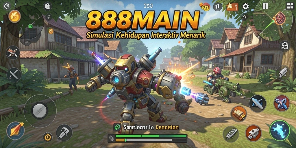 Tampilan gameplay 88MAIN yang seru dan interaktif.