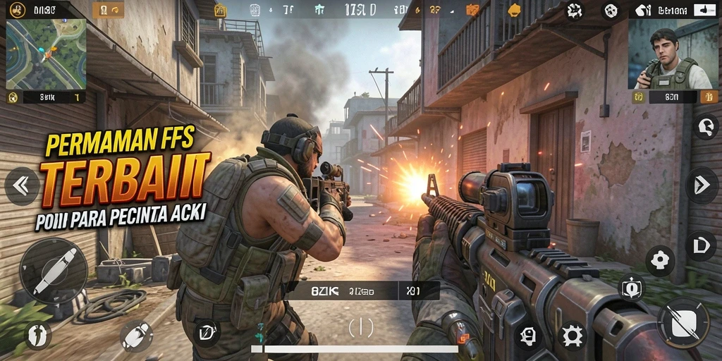 Tampilan gameplay seru dalam 8ZK dengan aksi menegangkan.