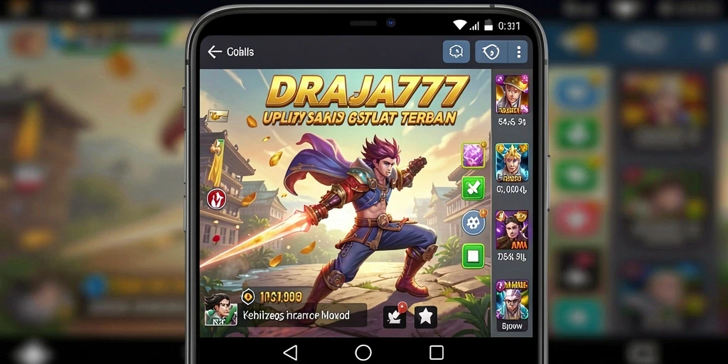 Tampilan screenshot DRAJA777 menampilkan antarmuka pengguna yang bersih dan efisien.