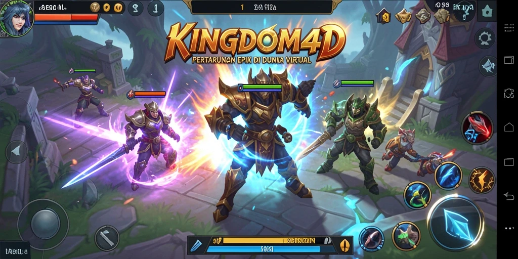 Tampilan menakjubkan dari pertarungan seru di KINGDOM4D.