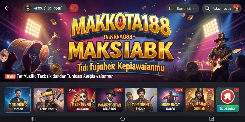 Tampilan gameplay MAHKOTA188 yang penuh warna dan interaktif.