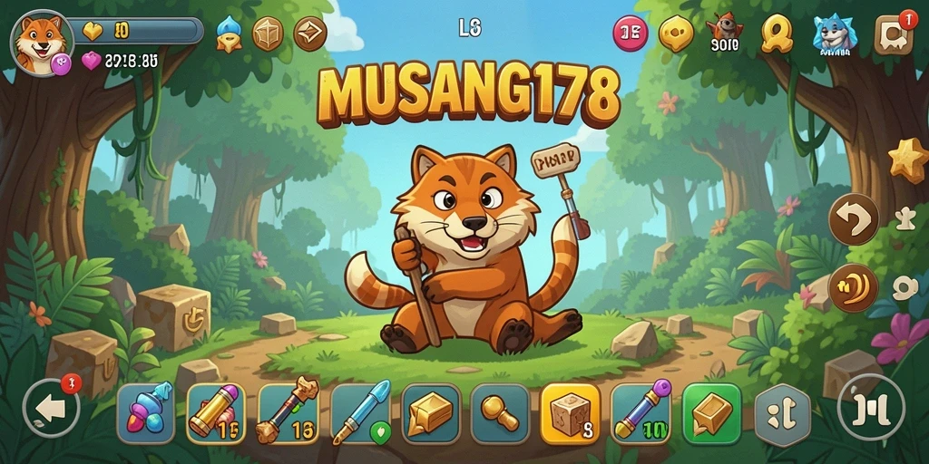 Screenshot utama menampilkan gameplay menarik dari MUSANG178.