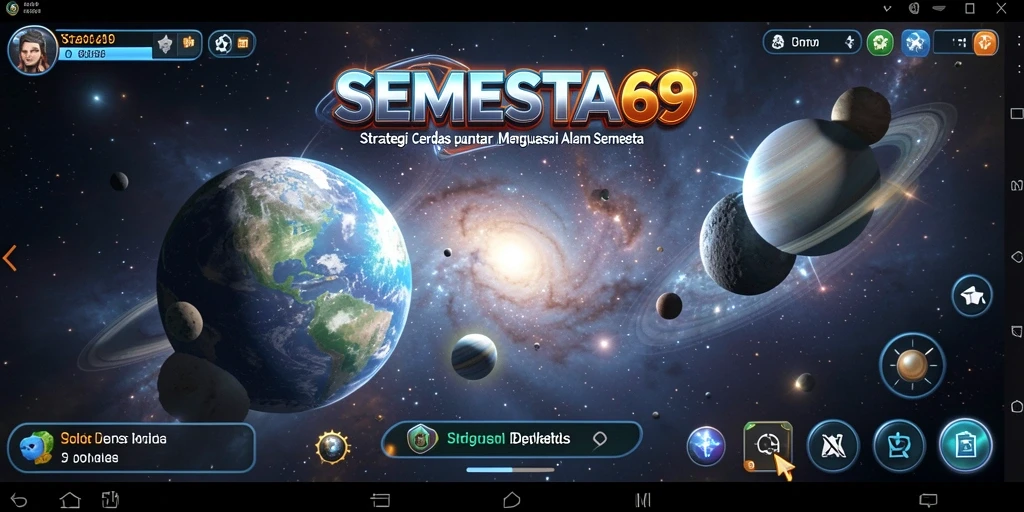 Tampilan gameplay SEMESTA69 yang mendebarkan dalam strategi luar angkasa.