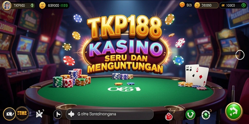Tampilan gameplay seru di TKP188 dengan berbagai permainan Kasino.
